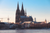 Rhein-Hochwasser in KÃ¶ln - PegelstÃ¤nde steigen langsam an